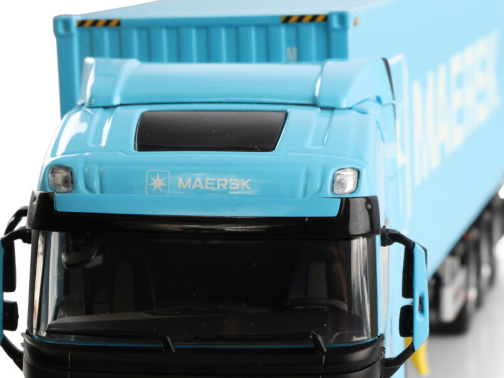 WSI WSI Volvo FH Aero Globetrotter Electric 4x2 + 3-axle container trailer + 40ft. container MAERSK