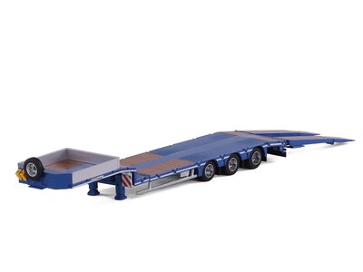 Cavallino Cavallino 3-axle semi lowloader with ramps (Blue) BASIC LINE - Copy