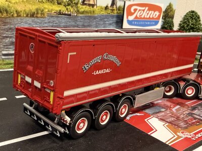 Tekno Tekno Scania R 6x2 with 3-axle Stas tipper trailer RONNY CEUSTERS