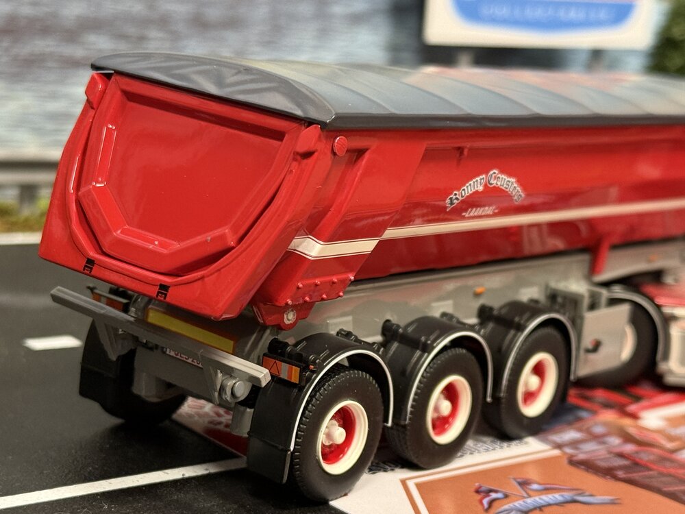 Tekno Tekno Scania R Lowline 4x2 with 3-axle tipper trailer RONNY CEUSTERS