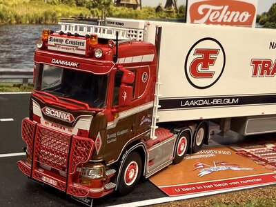 Tekno Tekno Scania  S-serie Lowline 6x2 with Zamac reefer trailer RONNY CEUSTERS