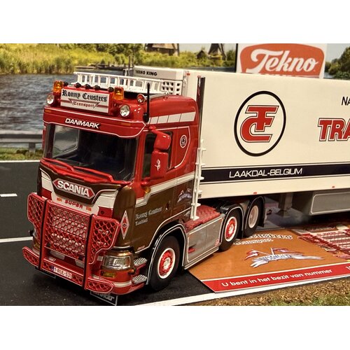 Tekno Tekno Scania  S-serie Lowline 6x2 with Zamac reefer trailer RONNY CEUSTERS