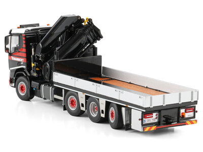 Mammoet store WSI DAF XD DL 8x2 rigid flatbed truck + palfinger PK 480 TEC MAMMOET