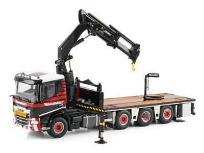 Mammoet store WSI DAF XD DL 8x2 rigid flatbed truck + palfinger PK 480 TEC MAMMOET