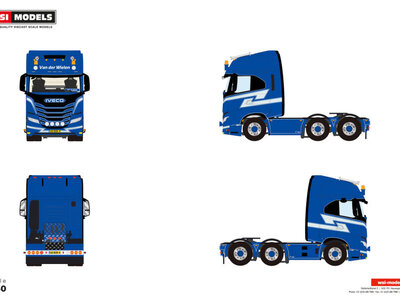 WSI WSI Iveco S-way High 6x2 V.O.F. VAN DER WIELEN