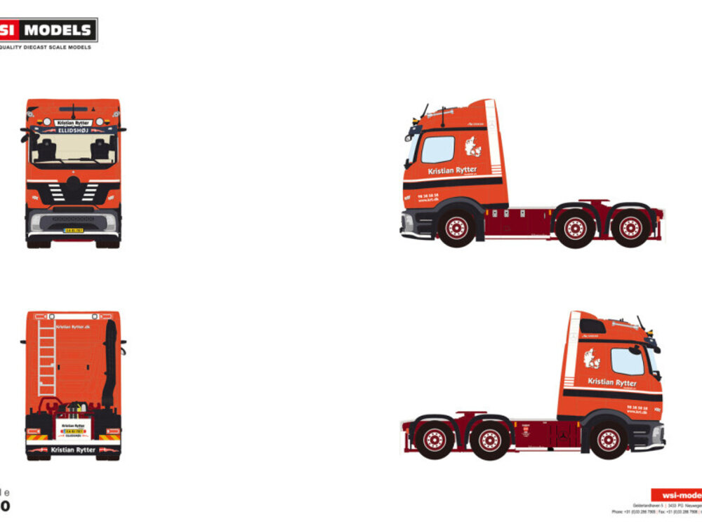 WSI WSI Mercedes Actros L Procabin stream Space 6x2 KRISTIAN RYTTER