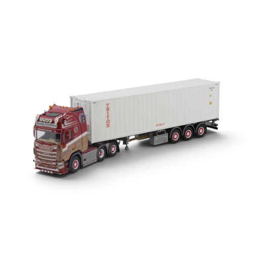 Tekno Tekno Scania NGR Highline 6x2 + container chassis with 40ft HC Reefer RONNY CEUSTERS