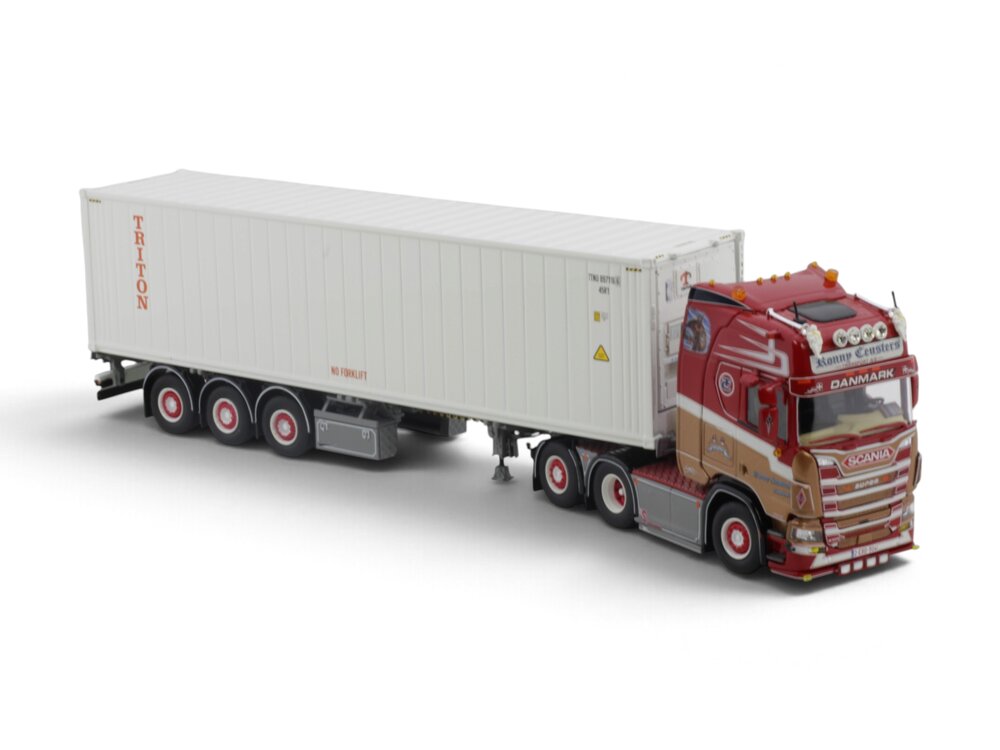 Tekno Tekno Scania NGR Highline 6x2 + container chassis with 40ft HC Reefer RONNY CEUSTERS