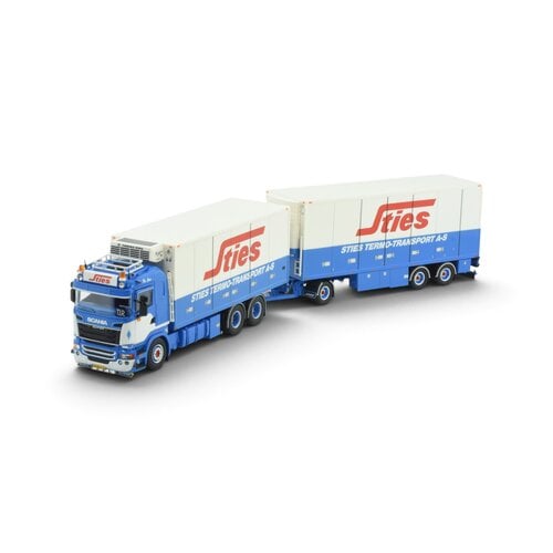 Tekno Tekno Scania R560 Motorwagen met 3-assige aanhangwagen STIES