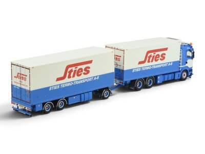 Tekno Tekno Scania R560 Motorwagen met 3-assige aanhangwagen STIES