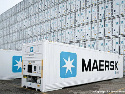 Tekno Tekno Losse 40ft koel container MAERSK