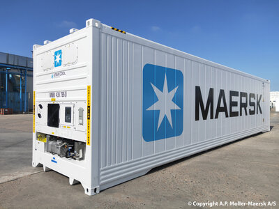 Tekno Tekno single 40ft reefer container MAERSK