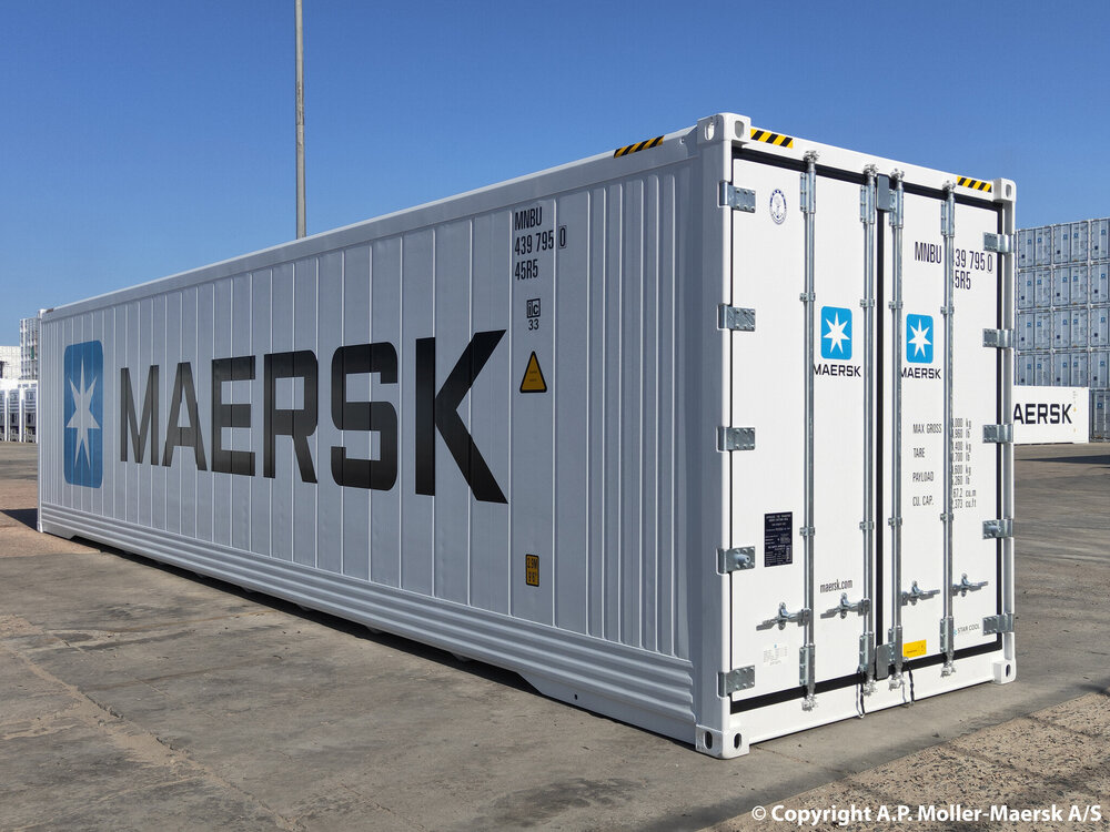 Tekno Tekno single 40ft reefer container MAERSK