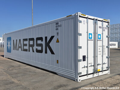 Tekno Tekno single 40ft reefer container MAERSK