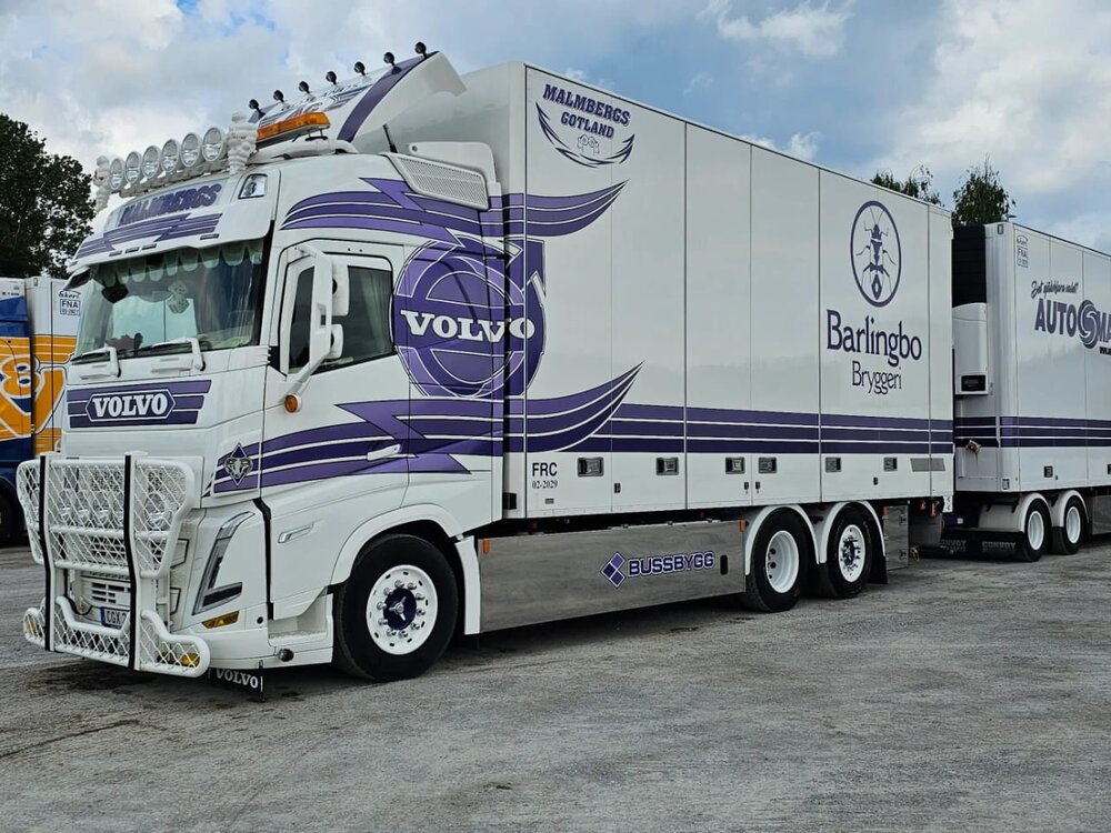 Tekno Tekno Volvo FH05 Globetrotter Swedish 24mtr. combination MALMBERGS