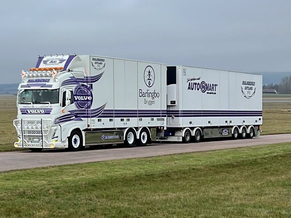 Tekno Tekno Volvo FH05 Globetrotter Zweedse 24m combi MALMBERGS