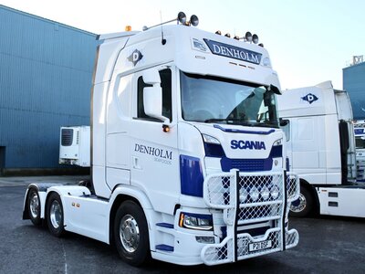 WSI WSI Scania S 6x2 with 3-axle reefer trailer DENHOLM SEAFOODS Peterhead Scotland