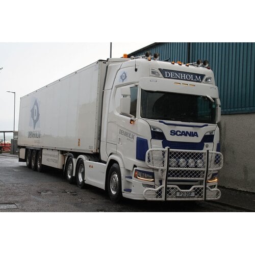 WSI WSI Scania S 6x2 met 3-as koeloplegger DENHOLM SEAFOODS Peterhead Scotland