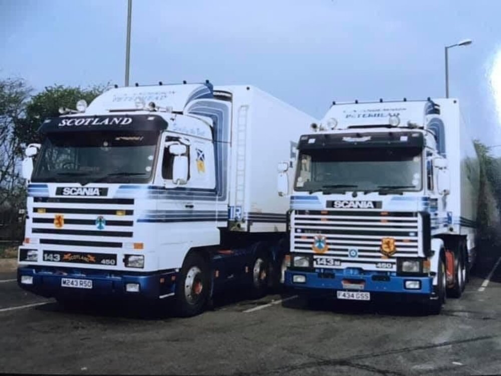 WSI WSI Scania 143M streamline with 3-axle reefer trailer C.A. ANDERSON FRESHCATCH Peterhead Scotland