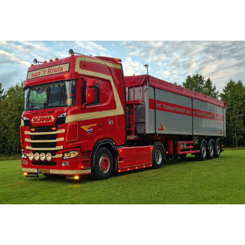 WSI WSI Scania NS Highline 4x2 + 3-axle volume tipper trailer VAN 'T KRUIS