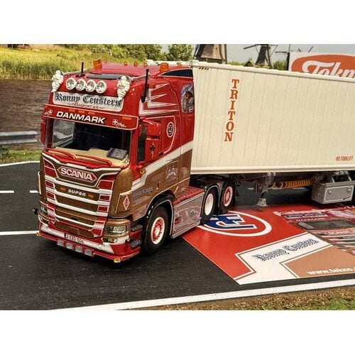 Tekno Tekno Scania NGR Highline 6x2 + container chassis with 40ft HC Reefer RONNY CEUSTERS