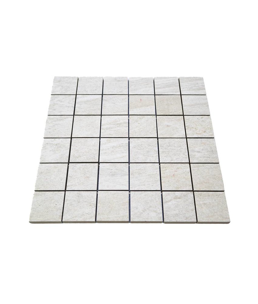 Keramik Mosaikfliesen KEG-14011 Stone quarzite white