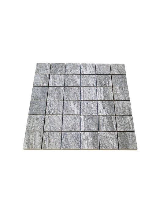Keramik Mosaikfliesen KEG-14010 Stone quarzite grau