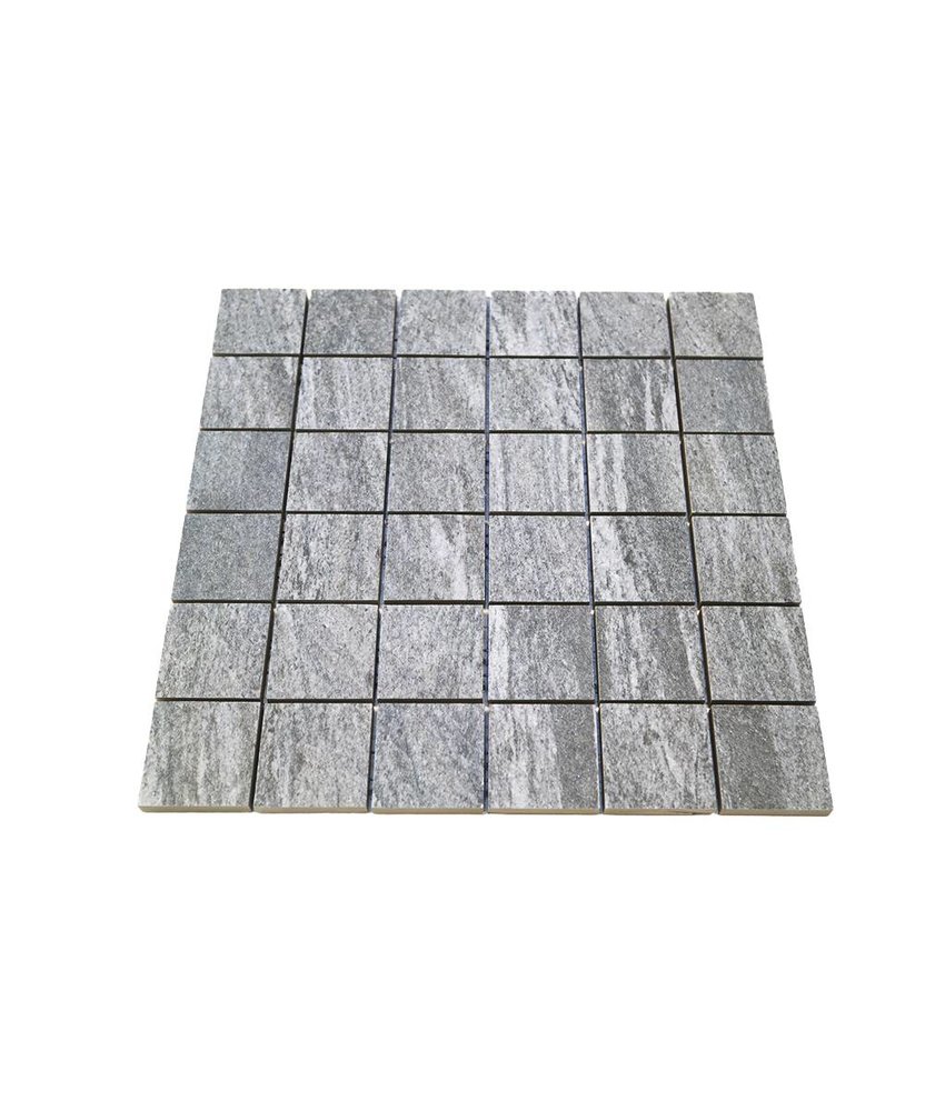 Keramik Mosaikfliesen KEG-14010 Stone quarzite grau