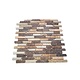 Naturstein Mosaikfliesen CM-7107 botticino/brown-mix