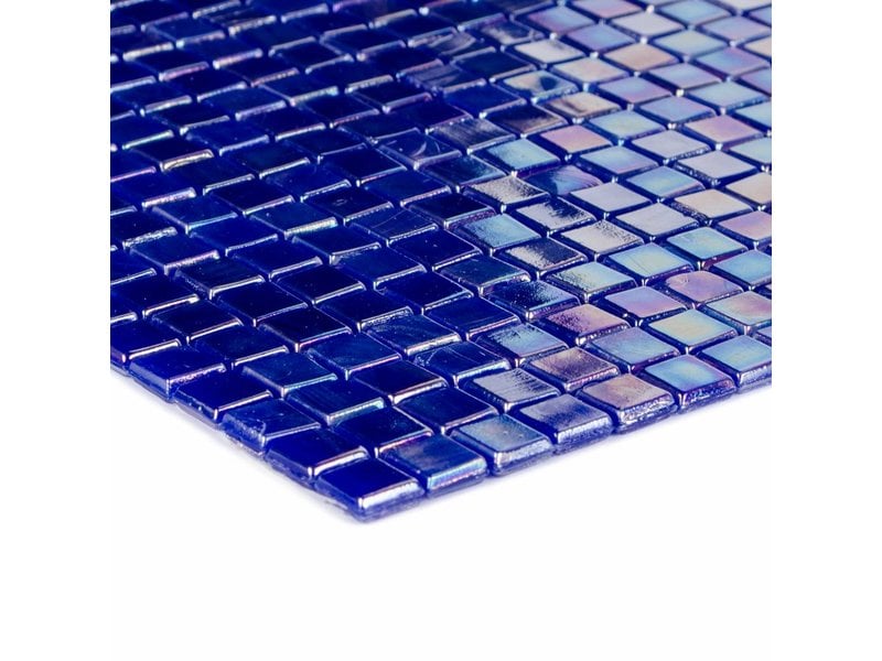 Glasmosaik Mini Violett Blue, glänzend - 30x30cm