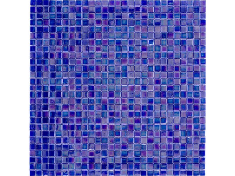 Glasmosaik Mini Violett Blue, glänzend - 30x30cm