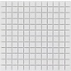 Keramik Mosaikfliese Weiß, glänzend - 33 cm x 33 cm