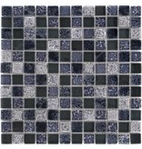 Mosaik Glas & Naturstein Maya Blue - 30 cm x 30 cm