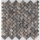 Mosaikfliese Naturstein Marmor Emperador - 28,5 cm x 28,5 cm