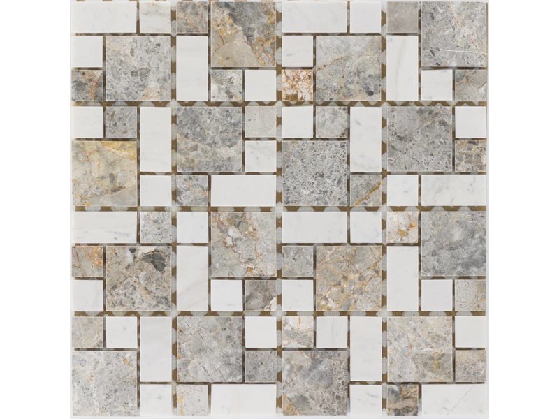 Mosaikfliese  Marmor Golden Vein - 30,5 cm x 30,5 cm