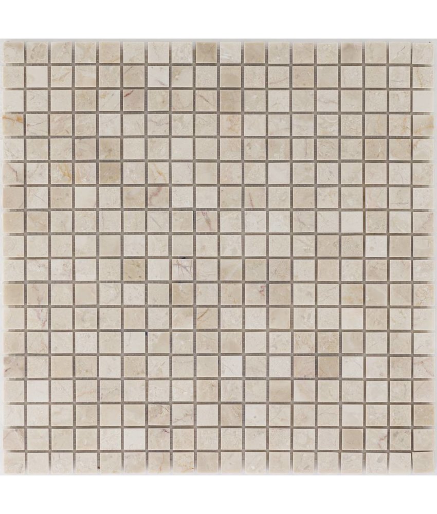 Mosaikfliese Naturstein Tarsus Beige  - 30,5 cm x 30,5 cm