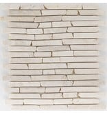 Mosaikfliese Marmor Sunny Beige - 30,5 cm x 30,5 cm