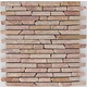 Mosaikfliese Marmor Red Travertino -  30,5 cm x 30,5 cm