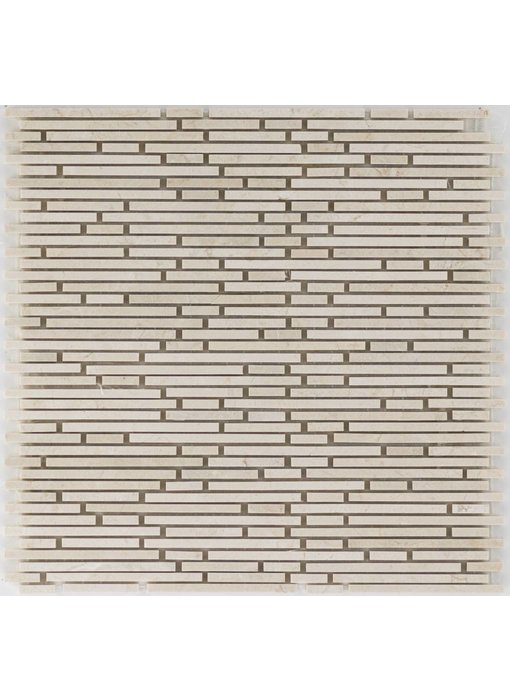 Mosaikfliese Marmor Biancone Beige - 30,5 cm x 30,5 cm