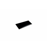 Metro Fliesen mit Facette - schwarz glänzend - 10x20 cm