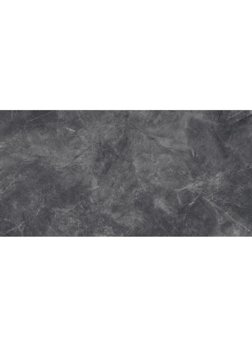 Bodenfliese Premium Marmoreal Messina Schwarz glasiert - 30 cm x 60 cm x 0,9 cm