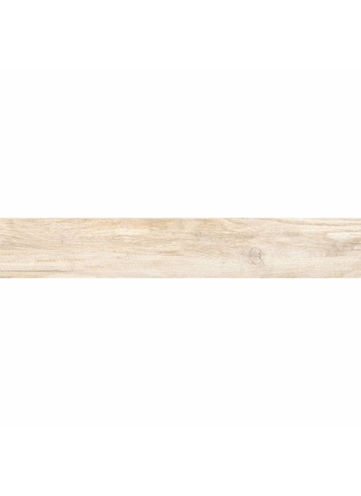 Bodenfliese Havanna Sand Feinsteinzeug glasiert matt - 15 cm x 90 cm x 1 cm