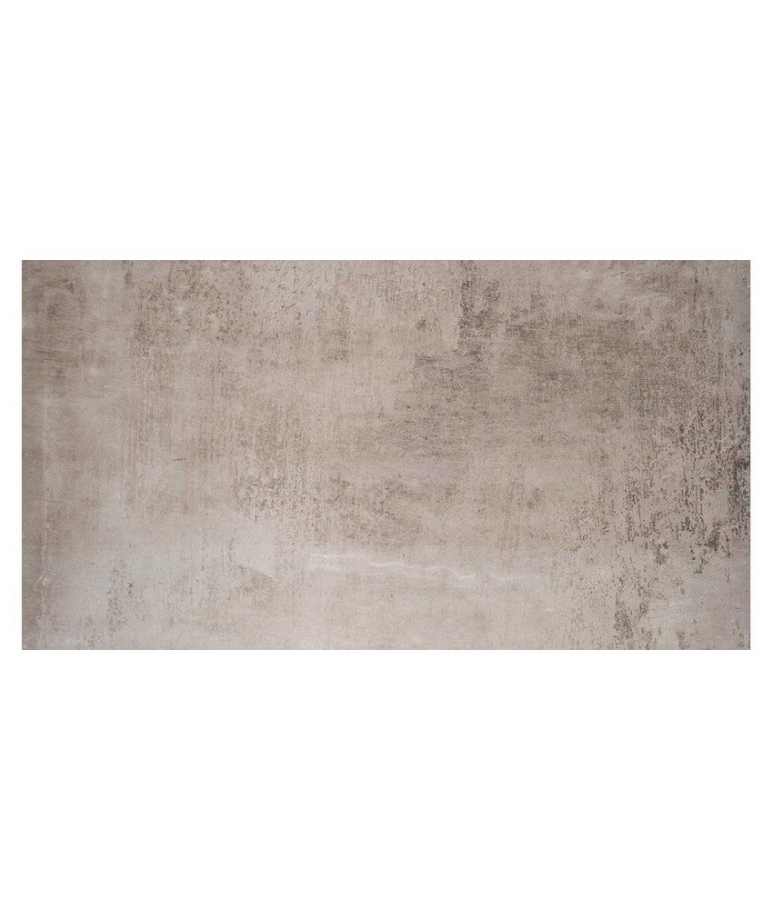 Bodenfliese Beca Grau Feinsteinzeug matt - 60 cm x 120 cm x 1