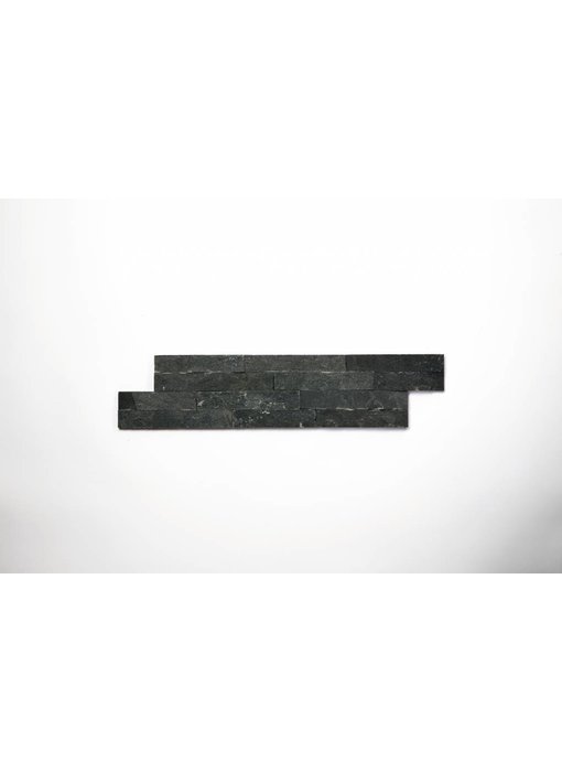 Brickstones - Schiefer nero (0,7-1 cm) - 10x40 cm