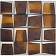 BÄRWOLF Mosaic Retro Rusty Brown - 29,8 cm x 29,8 cm x 0,8