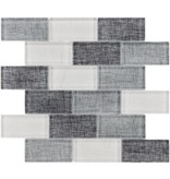 BÄRWOLF BÄRWOLF Mosaic Tex-Line Ice  Grey Mix - 29,8 cm x 29,8 cm x 0,8