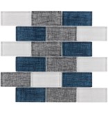 BÄRWOLF BÄRWOLF Mosaic Tex-Line Denim Blue Mix - 29,8 cm x 29,8 cm x 0,8