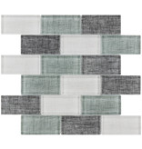 BÄRWOLF BÄRWOLF Mosaic Tex-Line Ocean Green Mix - 29,8 cm x 29,8 cm x 0,8