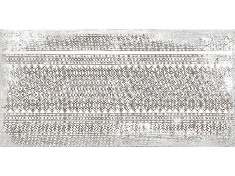 Bodenfliese Higher Weiß Dekor Feinsteinzeug glasiert - 30 cm x 60 cm x 1 cm