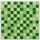Glasmosaik-Fliesen GL-2441 Translucent fresh green mix